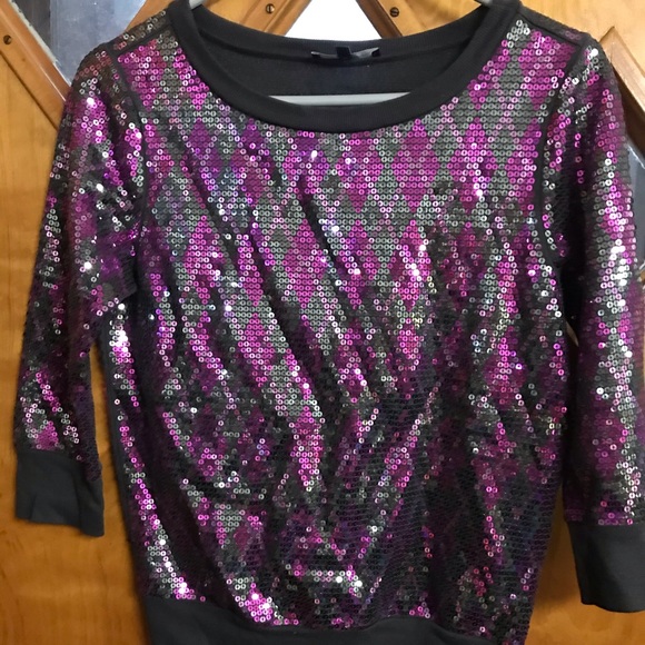 Express Tops - Sequin sweater by EXPESS. Size S.
